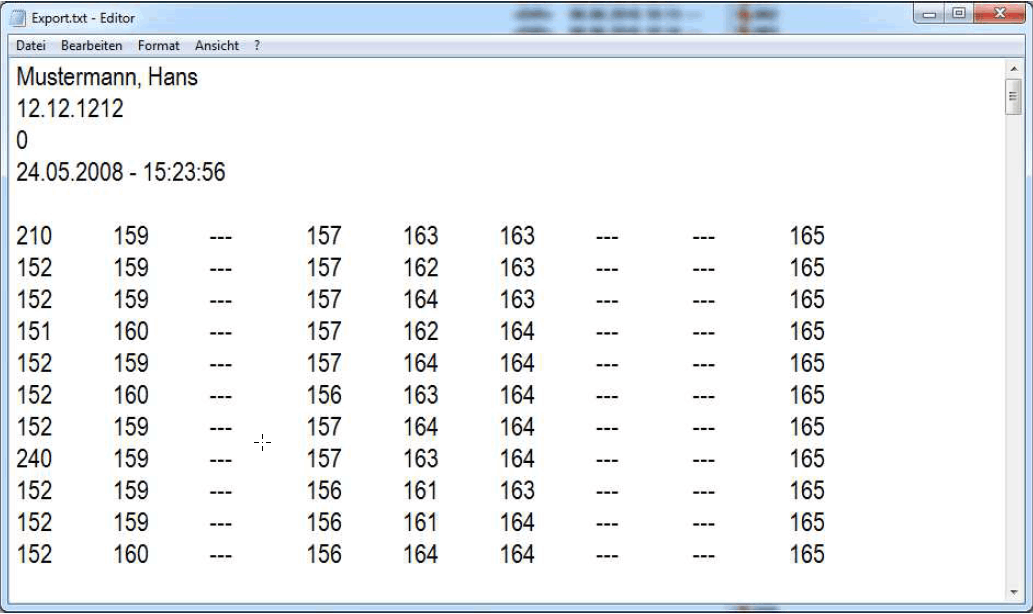 tcpo2 Messung Auswertung 4